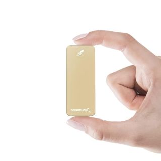 SABRENT 2TB Rocket Nano External Aluminum SSD - Up to 1000MB/s - (Gold) (SB-2TB-NANO-GLD)