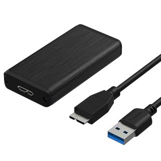 SABRENT USB 3.0 mSATA II or III/5GBp/s SSD Enclosure Adapter  (EC-UKMS)