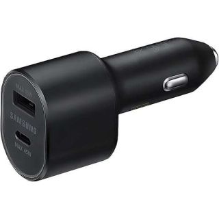 SAMSUNG Super Fast Dual Car Charger Usb (45W+15W) Two Ports EP-L5300 Black