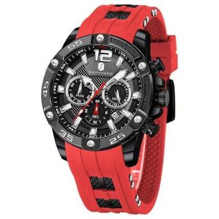 SAPPHERO Watches for Men Multifunction Chronograph Sport Mens Watch with Silicone Strap 3ATM Waterproof Analog Quartz Movement Fashion Business Design Best Gifts for Men