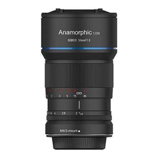 SIRUI 50mm F1.8 1.33X APS-C Anamorphic Lens for MFT Mount, Blue Flare