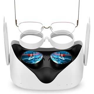 SUPERUS Lens Protector Compatible with Oculus/Meta Quest 2, Glasses Spacer - Anti-Scratch VR Accessories to Prevent Your Glasses from Scratching VR Lenses (White)