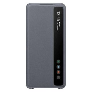 Samsung Galaxy S20+ Case, Official S-View Flip Cover (Gray)