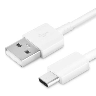 Samsung USB-C Cable (USB-C to USB-A)- White, Laptop