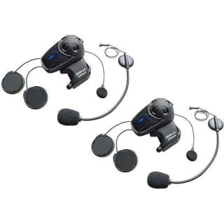 Sena SMH10D-11 Motorcycle Bluetooth Headset / Intercom with Universal Microphone Kit (Dual)