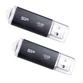 Silicon Power 2 Pack 128GB USB 3.0/3.1 Gen1 USB Flash Drive Blaze B02