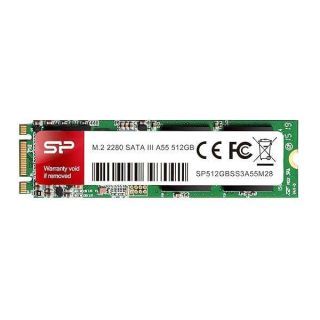 Silicon Power 512GB A55 M.2 SSD SATA III Internal Solid State Drive 2280 SU512GBSS3A55M28AC