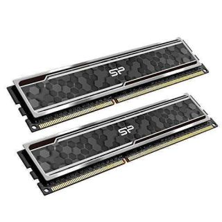 Silicon Power Value Gaming DDR4 RAM 16GB (2x8GB) 3200MHz (PC4 25600) CL16 1.35V Desktop Memory Module with Heatsink Camouflage Grey SP016GXLZU320BDAJ5