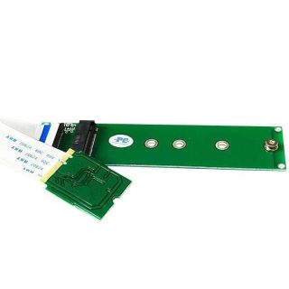 Sintech M.2 (NGFF) NVME SSD to M2 A/E Key WiFi Port with 20cm Cable(M.2 Only Provide PCIe 1X Lane)