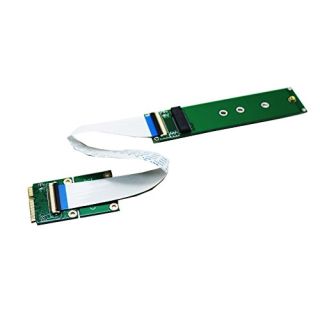 Sintech M.2 (NGFF) nVME SSD to Mini PCIe Adapter with 20cm Cable