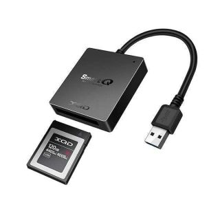 SmartQ C501A XQD Card Reader, Sony XQD Reader Compatible with Sony G/M Series USB Mark XQD Card, Lexar 2933x/1400x USB Mark XQD Card for Windows/Mac OS. USB 3.0 XQD Memory Card Reader (Type A)