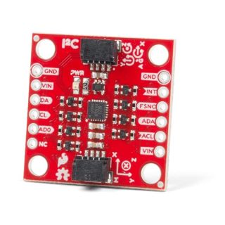 SparkFun 9DoF IMU Breakout-ICM-20948 Low power I2C &amp; SPI enabled 9 axis motion tracking Includes Logic shifter Qwiic connection GPIO pins Digital Motion Processor Accelerometer Gyroscope Magnetometer