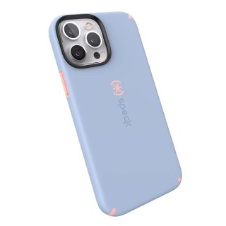 Speck iPhone 13 Pro Max Case- Drop Protection Fits iPhone 12 Pro Max - Scratch Resistant - Slim Design with Soft Touch Coating - Harmony Blue, Chiffon Pink CandyShell Pro