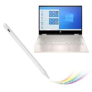 Stylus Pens for HP Pavilion X360 Convertible 14&amp;quot;, Active Stylus Electronic Pens Compatible with HP Pavilion X360 Convertible 14&amp;quot;,Good for Sketching and Note-Taking Pens with Type-C Rechargeable,White