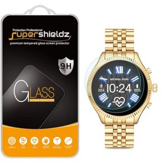 Supershieldz (2 Pack) Designed for Michael Kors Access Gen 5 Lexington/Lexington 2 Smartwatch Tempered Glass Screen Protector, (MKT5077, MKT5078, MKT5080, MKT5081, MKT5082) Anti Scratch, Bubble Free