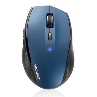 TECKNET Bluetooth Mouse, 4800 DPI Wireless Mouse, 2-Year Battery Computer Mouse 6 Adjustable DPI, 6 Buttons Compatible with Laptop/Windows/Computer