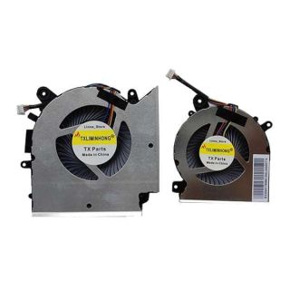 TXLIMINHONG New Compatible CPU and GPU Cooling Fan for MSI GF76 GF66 GL76 MS-1711 PABD08008SH N459 DC5V 1.0A PAAD06015SL N460 DC5V 0.55A