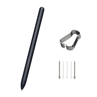 Tab S7, S7+ Pen Replacement Pointer Stylus Pen for Samsung Galaxy Tab S7,Tab S7+ Plus,S8,S8+,S8 Ultra S Pen Stylus (without Bluetooth) + Tips/Nibs (Black)