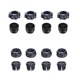 ThtRht 8 Set Retaining Nut with Thread Screw Replacement 17mm Ball Joint Mount Socket for Phone Holder Stand Clip Cradle Car Wireless Charger Bracket Clamp GPS DV Dash Camera