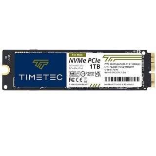 Timetec 1TB MAC SSD NVMe PCIe Gen3x4 3D NAND TLC Read Up to 1,900MB/s Compatible with Apple MacBook Air (2013-2015, 2017), MacBook Pro (2013-2015), iMac (2013-2019), Mac Pro (2013), Mac Mini (2014)