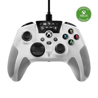 Turtle Beach Recon Controller Wired Game Controller Officially Licensed for Xbox Series X, Xbox Series S, Xbox One &amp; Windows - Audio Enhancements, Remappable Buttons, Superhuman Hearing – White