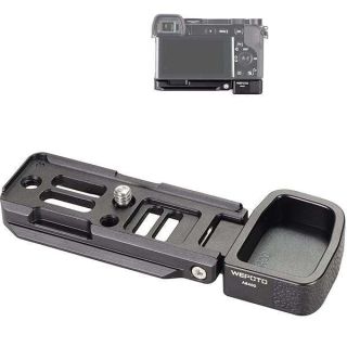 WEPOTO A6400 Grip Quick mounting Plate Promote Traction Protect Camera no Suffer Abrasion for Sony A6400 A6300 A6100