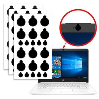 Webcam/Camera Vinyl Covers Privacy Stickers for Lens Privacy 60 Pcs Original Camera Dots Webcam Covers - 0.39 Inch Removable and Reusable Laptop&amp;#039;s Webcam Stickers