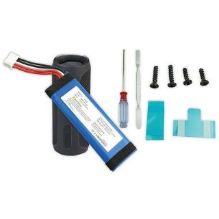 WirelessFinest 4000mAh High Capacity Replacement Battery + Tool + Adhesive for JBL Flip 4 Speaker or Special Edition Model GSP872693 Li-Polymer 3.7V Repair Fix Dead Power Issue