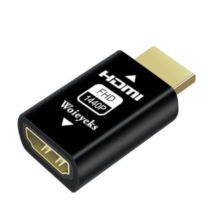 Woieyeks HDMI edid Emulator passthrough (2K 2560x1440@60Hz Default Resolution) for Mac Thunderbolt to HDMI Switches/Extender/AV Receiver/Video Splitters