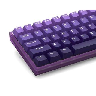 Womier PBT keycaps,Double Shot keycaps 75 Percent,Cherry Profile Keyboard keycaps,Gradient Purple Key Cap for Mechanical Gaming Keyboards（132key,only keycaps）