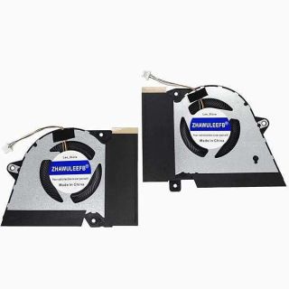 ZHAWULEEFB Replacement New Laptop CPU+GPU Cooling Fan for ASUS Rog Zephyrus G14 GA401I GA401IV ‎GA401IH-BR7N2BL Series DFSCK22115181H FMBC DFSCK22105182H FMBB DC12V 1A Fan