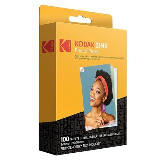 Zink KODAK 2&amp;quot;x3&amp;quot; Premium Photo Paper (100 Sheets) Compatible with KODAK PRINTOMATIC, KODAK Smile and Step Cameras and Printers(Packaging May Vary)