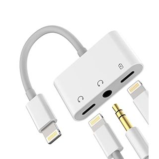 Zoyuzan 3 in 1 Headphone Adapter: Fast Charging &amp; Hi-Fi Audio for iPhone 14 &amp; iPad