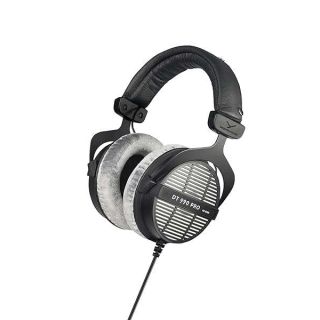 beyerdynamic DT 990 PRO Over-Ear Studio Monitor Headphones - Open-Back Stereo Construction, Wired (80 Ohm, Grey)