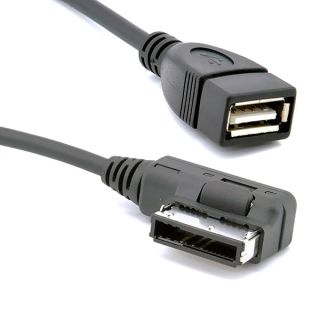 chenyang AMI to USB Cable Media in AMI MDI USB AUX Flash Drive Adapter Cable for Car VW Audi 2014 A4 A6 Q5 Q7