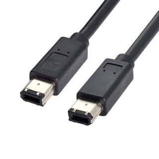 chenyang FireWire IEEE 1394 6 Pin to 6Pin FireWire 400 to 400 6-6 ilink Cable 1.8m Black