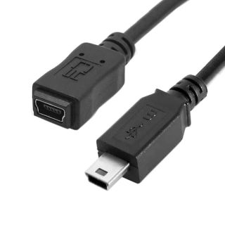 chenyang Mini USB Extension Cable USB 2.0 Mini USB 5Pin Male to Female Data Power Extension Cable Adapter 4.9ft