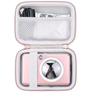 co2CREA Hard Case Replacement for Canon Ivy 2 Mobile Mini Ivy CLIQ CLIQ+ CLIQ 2 CLIQ+ 2 Instant Camera Printer Wireless Bluetooth Photo Printer, Rose Gold Case