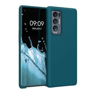 kwmobile Case Compatible with Oppo Find X3 Neo Case - TPU Silicone Phone Cover with Soft Finish - Teal Matte