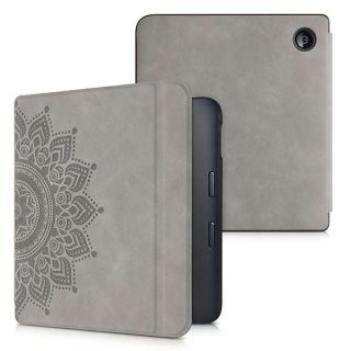 kwmobile Cover Compatible with Kobo Libra 2 Cover - eReader Case - Rising Sun Grey