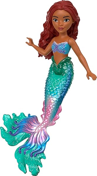 Mattel Disney The Little Mermaid Ariel Doll - Signature Tail Mermaid Toy Inspired by the Movie