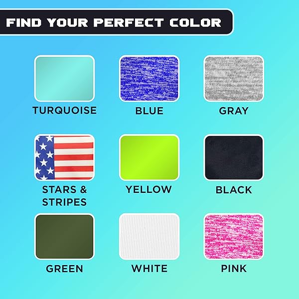 Buy E Tronic Edge Non-Slip Running Headbands for Men & Women - Quick Dry Sports Sweatbands for Yoga, Basketball & Workouts - Image 9