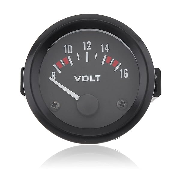 "ePathChina 2" 52MM 12V Universal LED Car Voltmeter Gauge - Accurate Voltage Monitoring for Your Vehicle" - Image 2