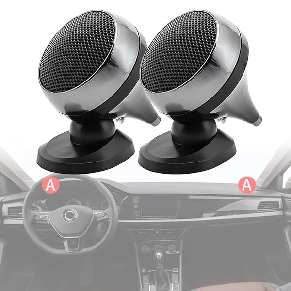 ePathChina 2pcs Universal Car Tweeter Loudspeaker 150W 4Ohm - Upgrade Your Car Audio with High-Pitched Sound!