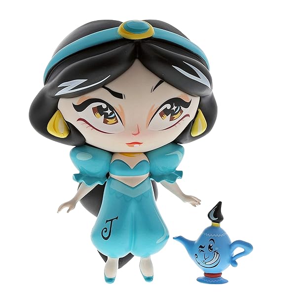 Enesco Miss Mindy Aladdin Jasmine & Mini Genie Vinyl Figurine - 7 Inch Collectible
