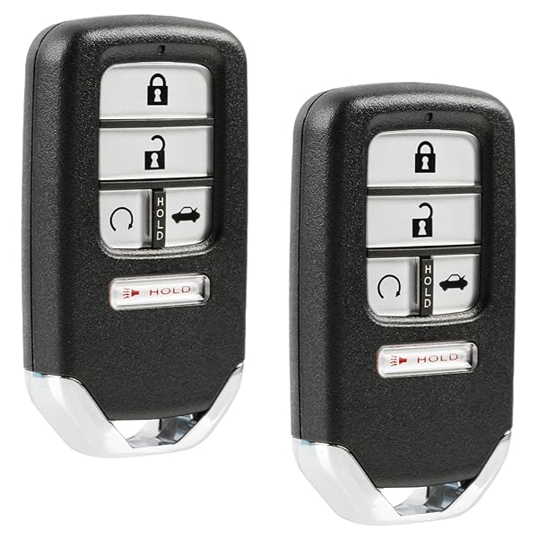 Smart Key Fob Keyless Entry Remote Set of 2 for 2016 2017 2018 Honda Civic EX LX KR5V2X