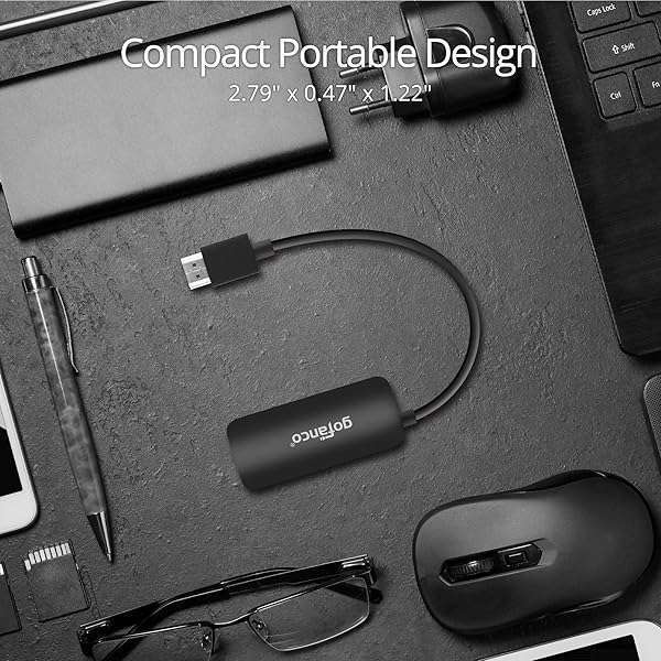 gofanco HDMI 2.0 to USB-C Converter - 4K @60Hz, HDCP 2.2, USB-Powered, Not for Apple Studio Display - Image 9