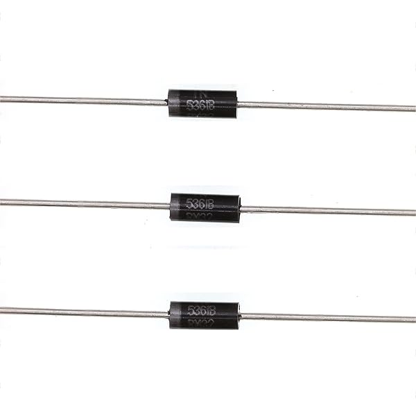 HUABAN 10PCS 1N5361B Power Zener Diode 5W 27V DO-15 Axial Diodes for Reliable Voltage Regulation