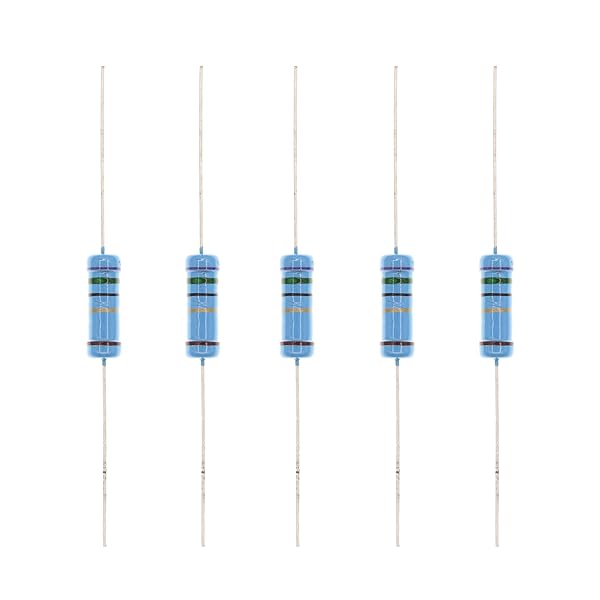 HUABAN 20PCS 3 Watts 75 Ohm 1 Percent Metal Film Resistor for Reliable Performance