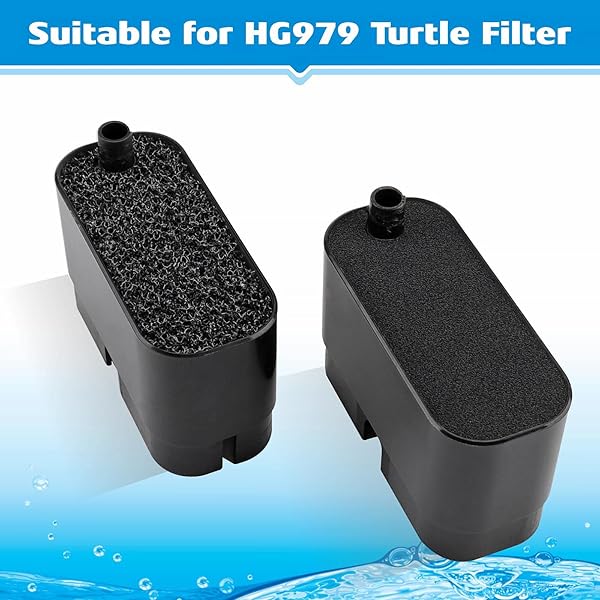 Hygger 12 Pack Replacement Aquarium Filter Sponge for HG979 Turtle Filter Coarse and Fine Pads - Image 4
